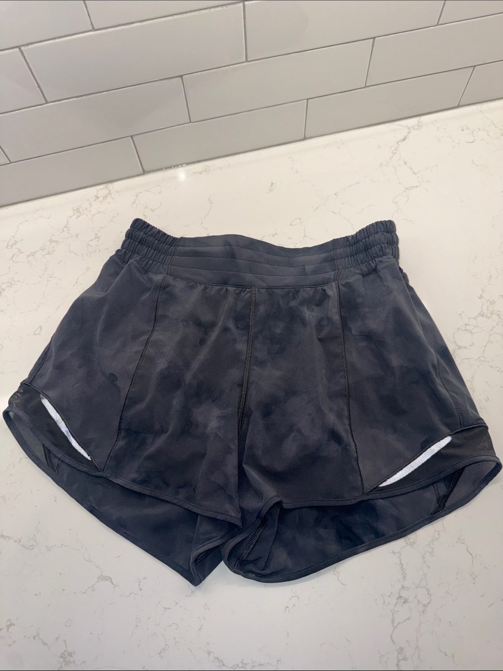 Lululemon Women’s Black & Grey Athletic Running Shorts